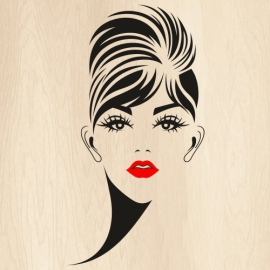 Woman-Sexy-Red-Lips-SVG