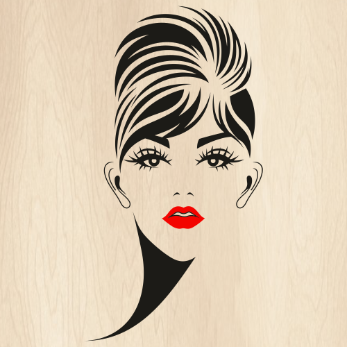 Woman-Sexy-Red-Lips-SVG