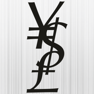 Yves Saint Laurent YSL Letter Style Svg