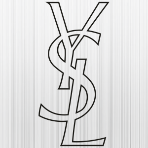 Yves Saint Laurent YSL Outline Svg