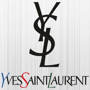 YSL Yves Saint Laurent Letter Svg