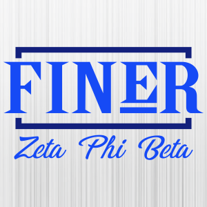 Zeta Phi Beta Finer Svg